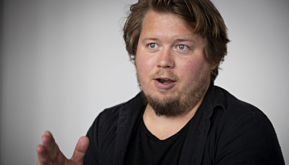 Grateful: Director Philip Christensen brags about Svendal.  Photo: Bjørn Langsem / Dagbladet