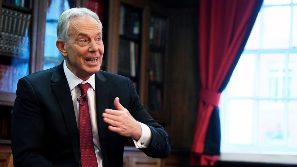 Tony Blair, fotografert under en konferanse i 2019