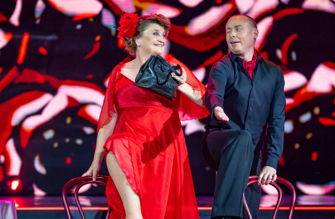 Entertainment: There is no doubt that Elin and Bjørn gave a show on stage.  Photo: Thomas Andersen / TV 2