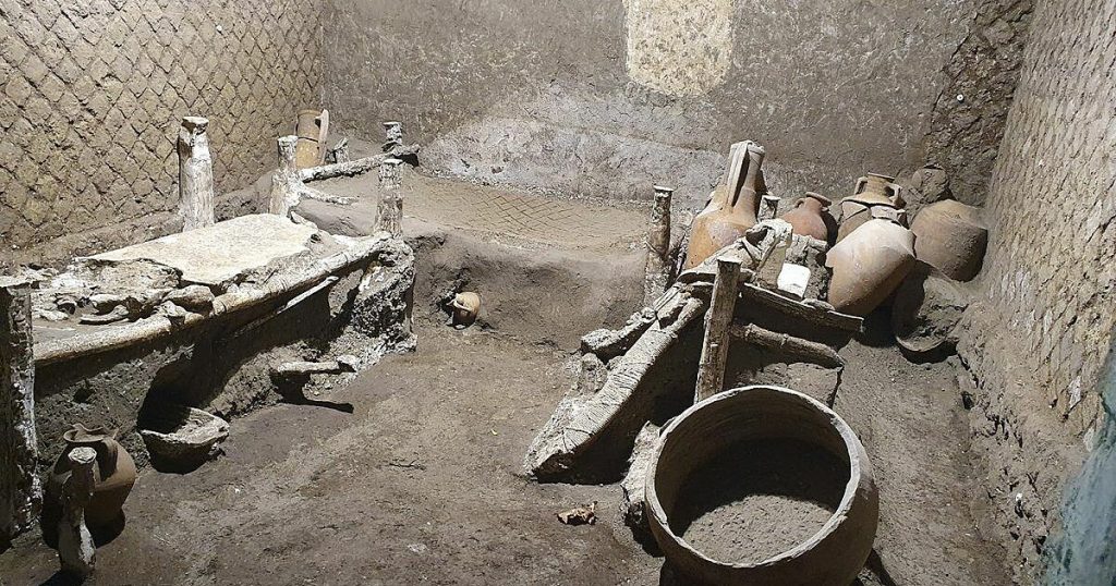 Perhaps this small room in Pompeii contained the entire family of slaves