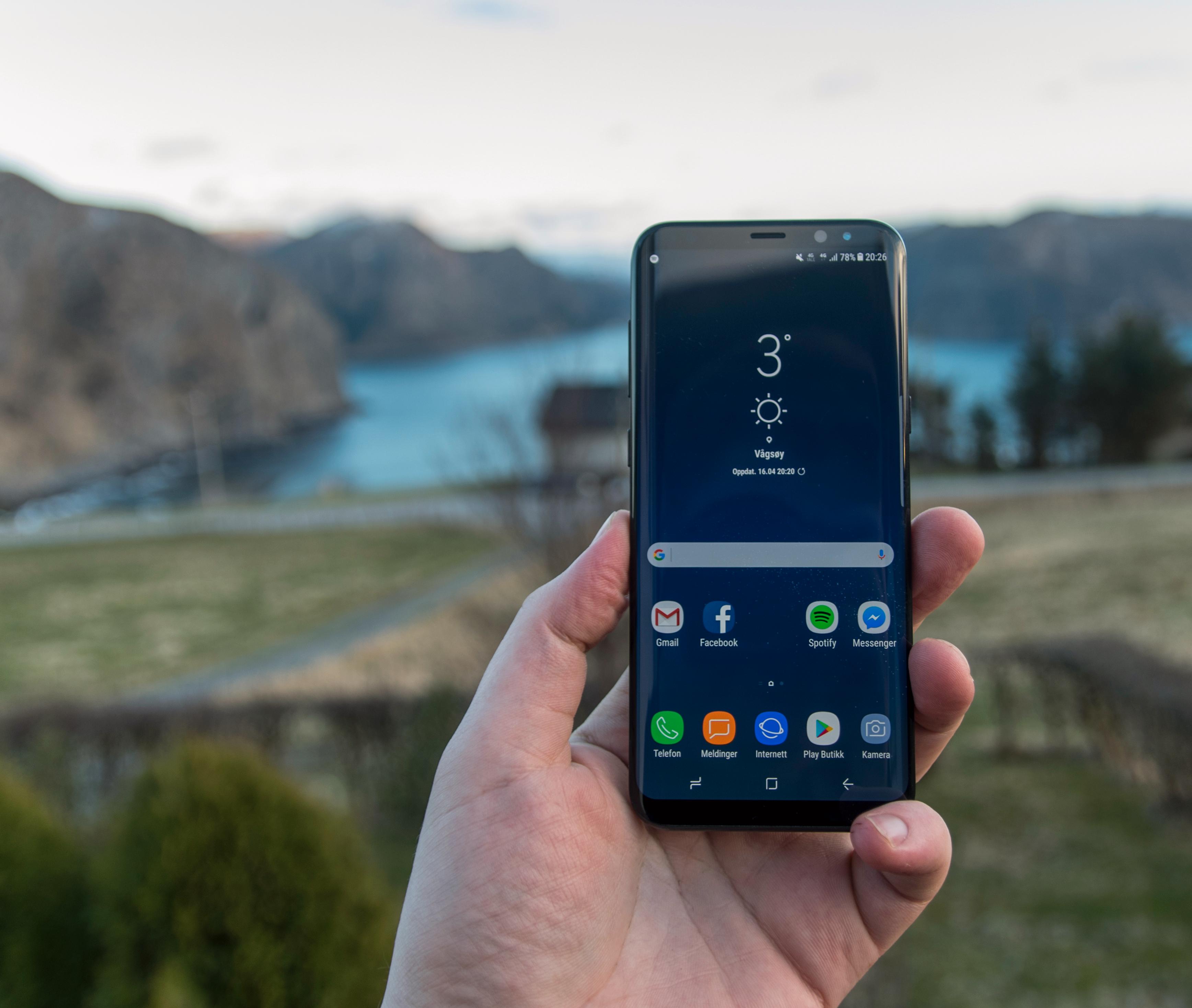 Samsung Galaxy S8+, from our 2017 mobile phone test.
