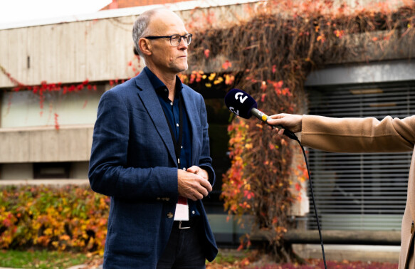 The need: Frode Forland, division director at FHI, believes that the mathematical model demonstrates the need for rapid implementation of infection control measures.  Photo: Ida Cecilie Madsen / TV 2