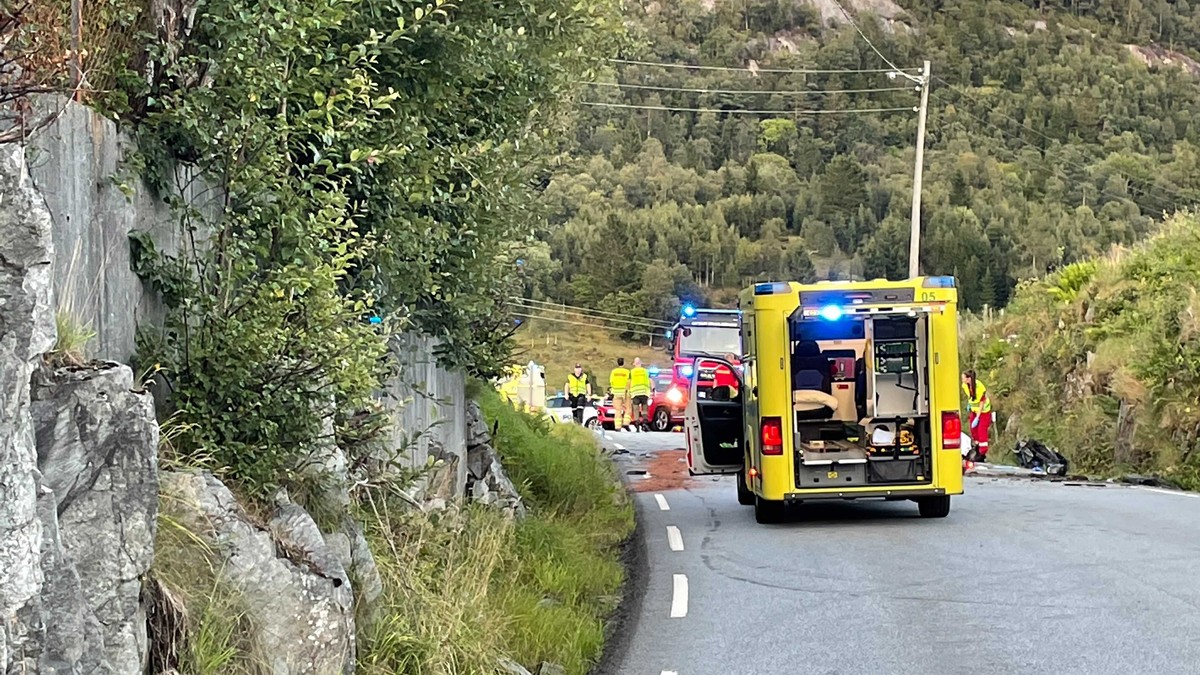 Trafikkulykke på Osterøy