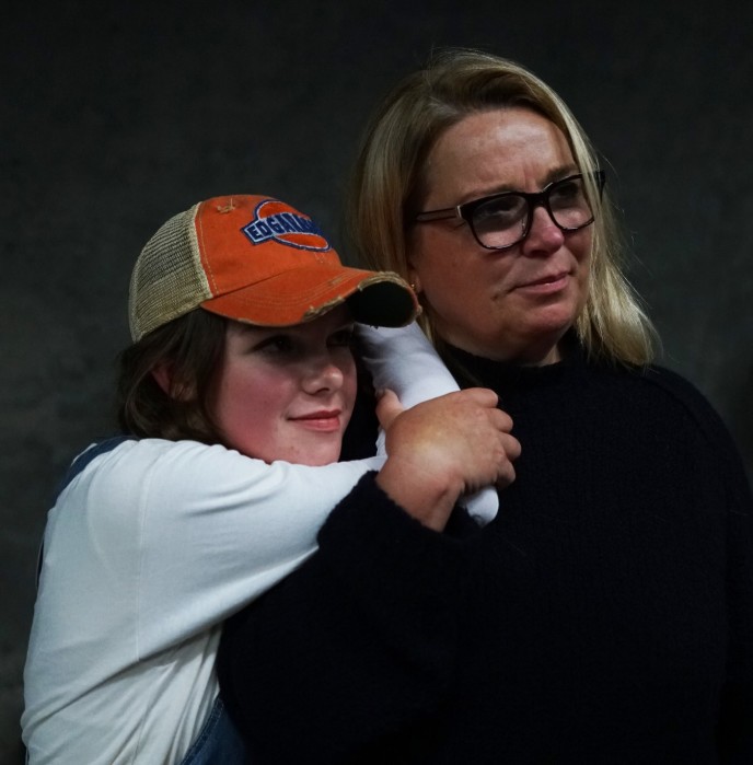 Mother and daughter: Stella and Viselmoy Zwart have a very close relationship, which became apparent during the shooting of the weekend.  Photo: Peter Grindahl