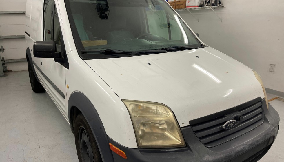 Reserved: The police secured the car the couple used during the car vacation - a white Ford Transit.  Brian Laundrie came home alone on September 1st—more than a month before the holiday was scheduled to end.  Photo: North Port Police Department/AFP/NTB