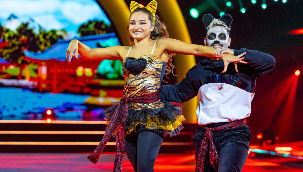 Forward and Back: The judges thought Alejandro was dancing unevenly on Saturday.  Photo: Thomas Andersen / TV 2