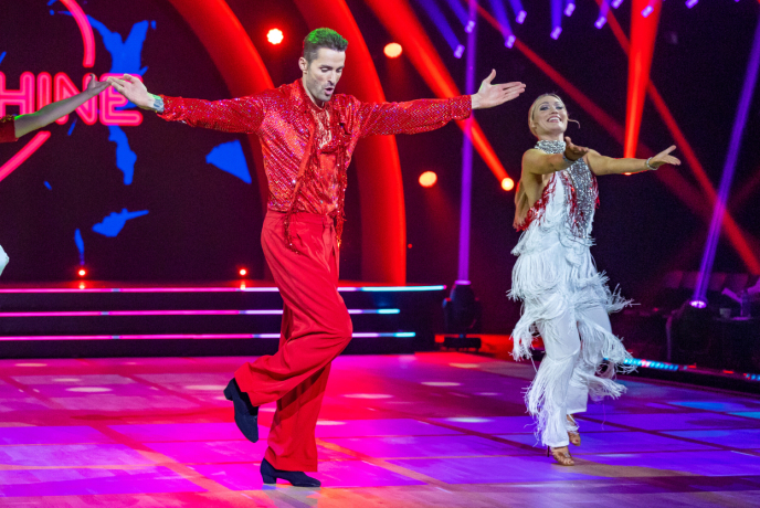 Full cheers: The judges cheered for Magnus and Ewa's show dance.  Photo: Thomas Andersen / TV 2
