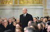 Valéry Giscard d'Estaing was president from 1974 to 1981. He died of coronary heart disease in December 2020. Here from the funeral of politician Philippe Seguin in 2010. FILE PHOTO: Eric Weverberg / pool via AP / NTB