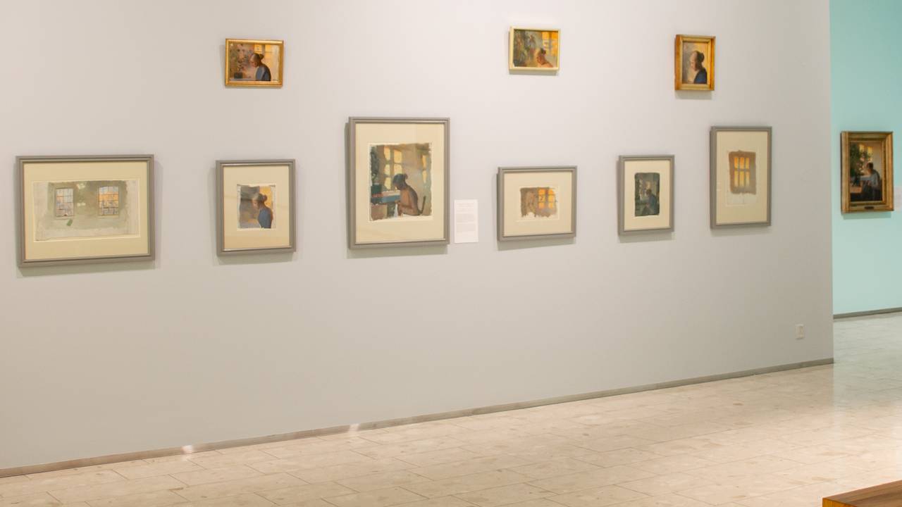 Installation photo from the Lillehammer Museum of Art