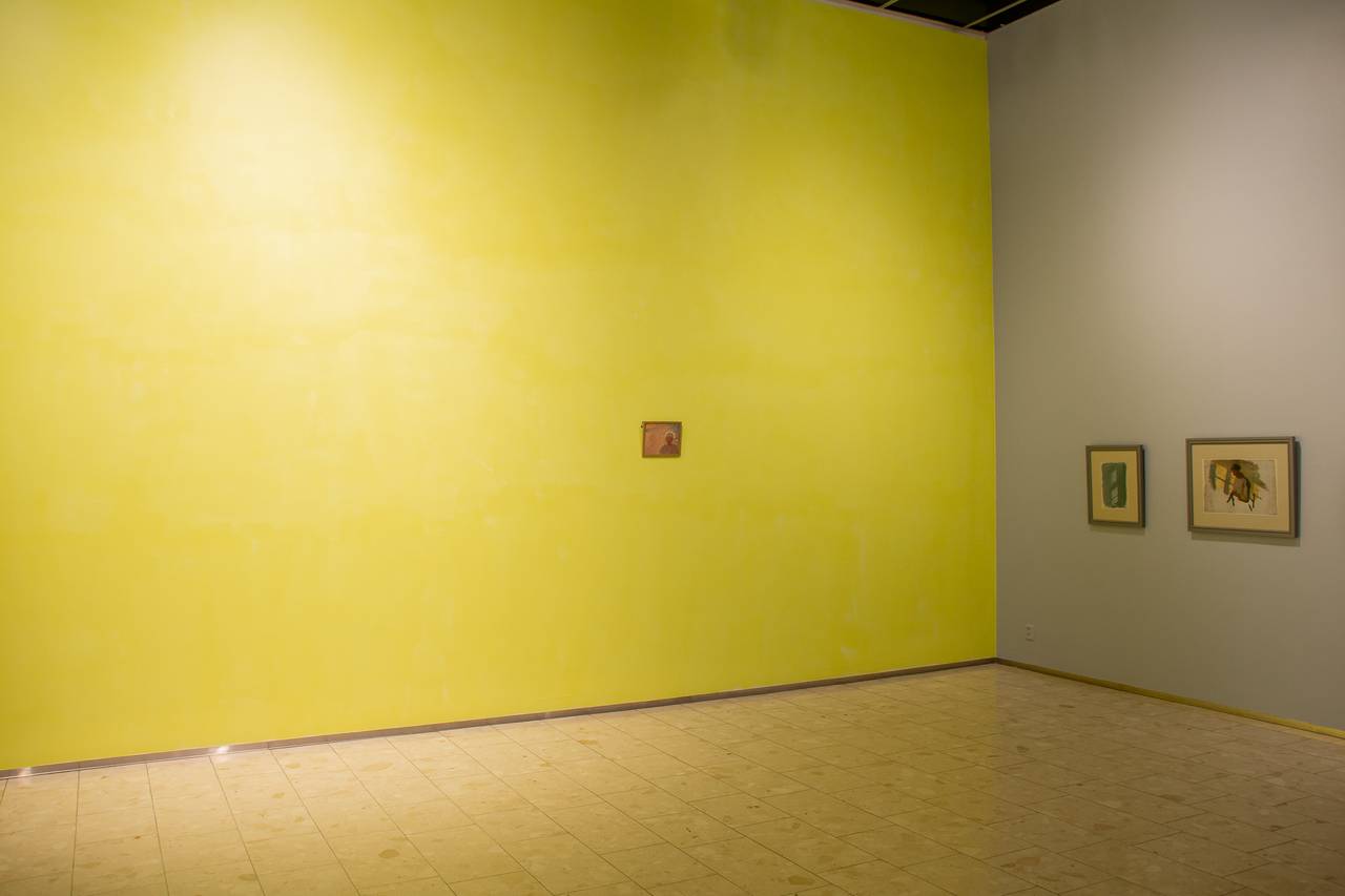 Installation view of Anna Ancher's gallery. 