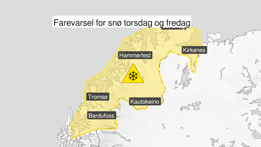 Danger warning, meteorologist |  Meteorology with a warning of danger for the next 24 hours