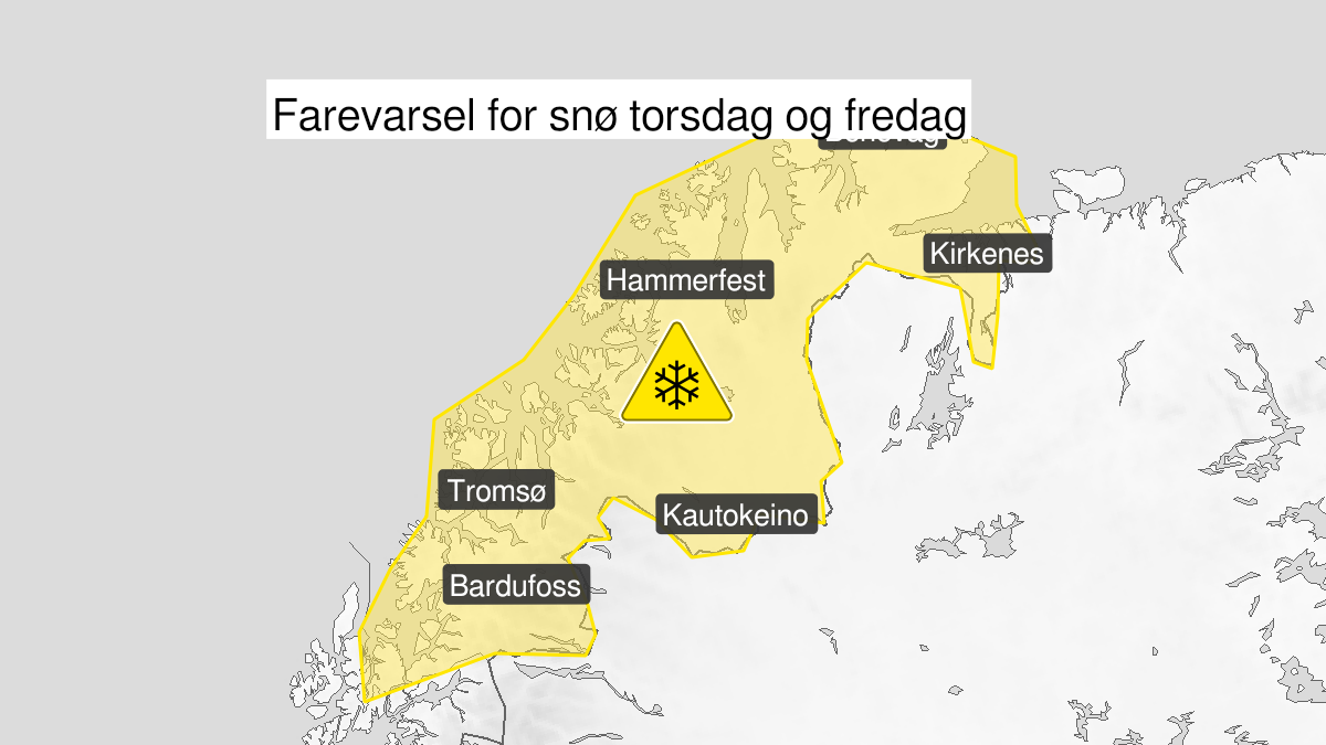 Danger warning, meteorologist |  Meteorology with a warning of danger for the next 24 hours