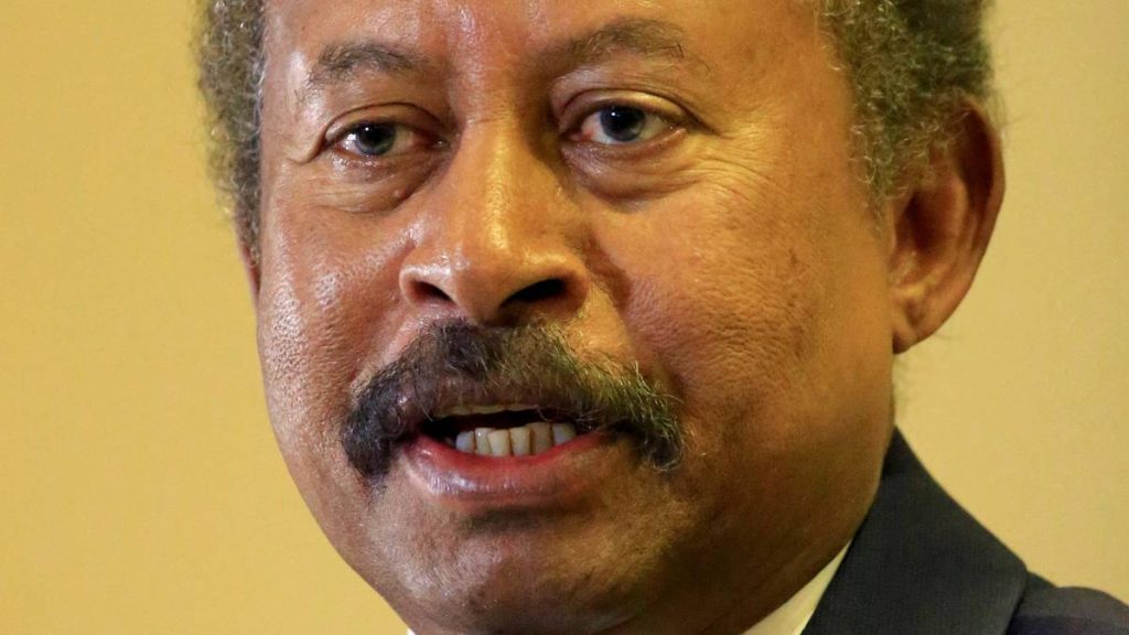 Sudans statsminister Abdallah Hamdok