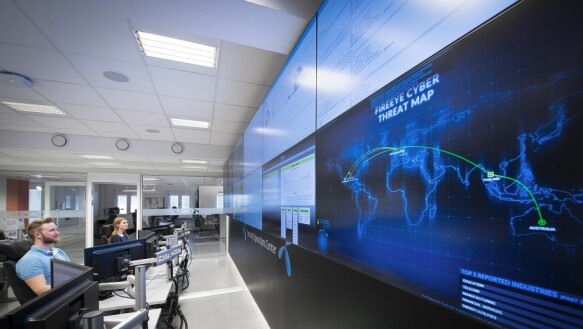 24/7 monitoring: At Telenor's security hub, the company deals with various forms of attacks targeting mobile and broadband networks around the clock.  Photo: Jean-Peter Lin