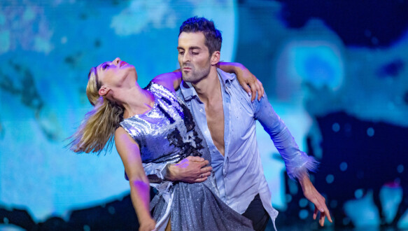 Tough: Former co-runner Magnus Moane admits his grueling dance training so far at Shall We Dance has eroded the psyche.  Pictured here during the quarterfinals with dance partner Ewa Trilla.  Photo: Thomas Andersen / TV 2