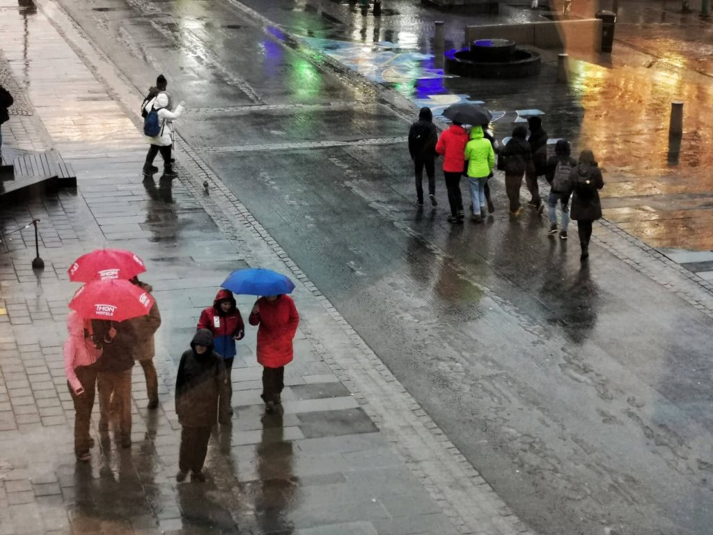 Weather, Tromsø |  It will rain, rain, rain