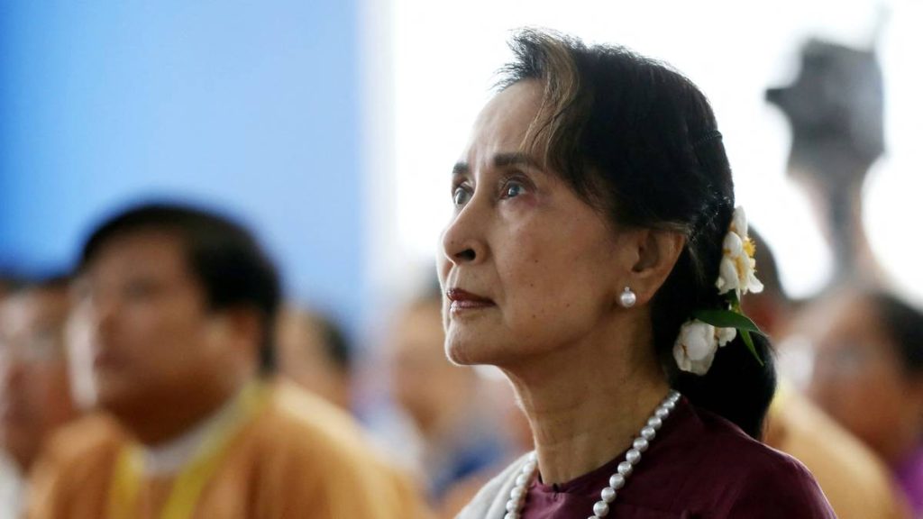 Avsatt sivil leder i Myanmar Aung San Suu Kyi.