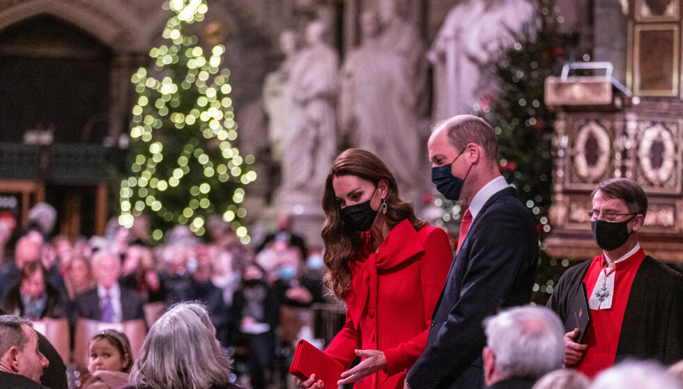Christmas party: Duchess Kate and Prince William during the Christmas party.  It was organized in honor of organizations across the UK.  Photo: Splash News/NTP