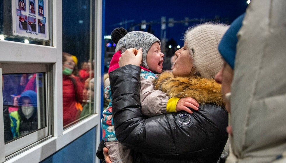 Run the Run: Frendson describes scenes that break the hearts of women and children who have to say goodbye to their men at the border.  Photo: Peter Lazar / AFP / NDP