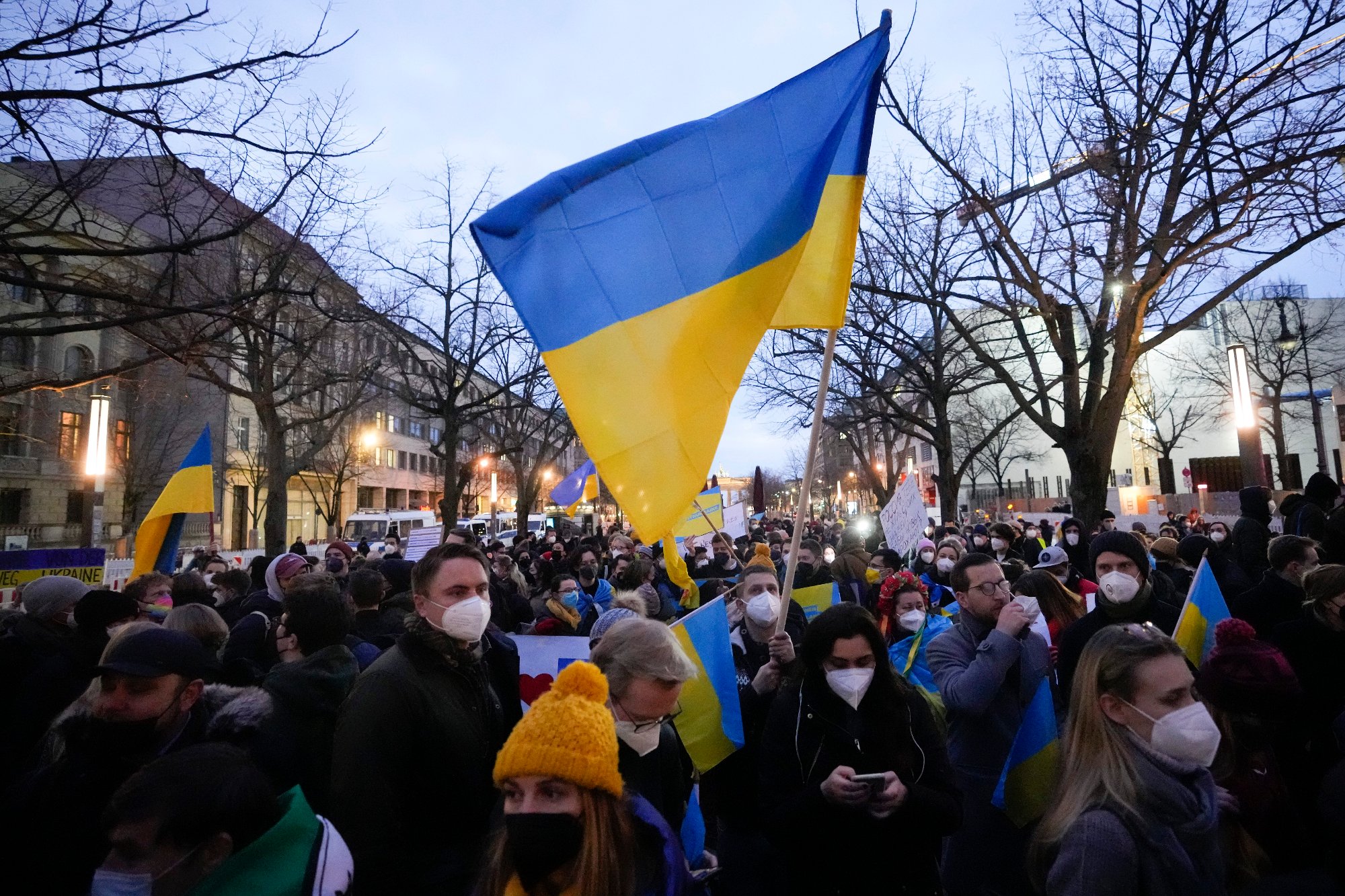 News, Politics |  Raised the Ukrainian flag in Bergen