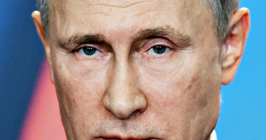 Vladimir Putin - a modern day figure of Hitler