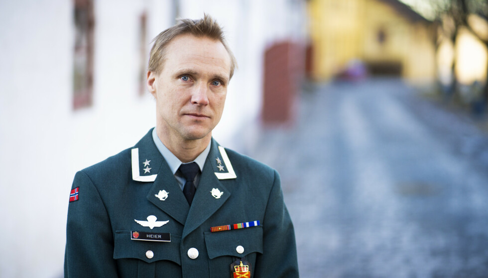 Expert: Research Leader and Lt. Col. Tormod Heyer in the Staff College of the Norwegian Defense College.  Photo: Ole Berg-Rusten / NTB