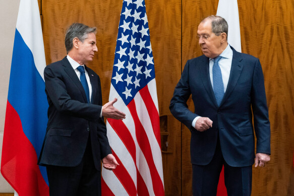 Before the war: In January, Anthony Blinken and Sergey Lavrov met.  Photo: Alex Brandon / AB