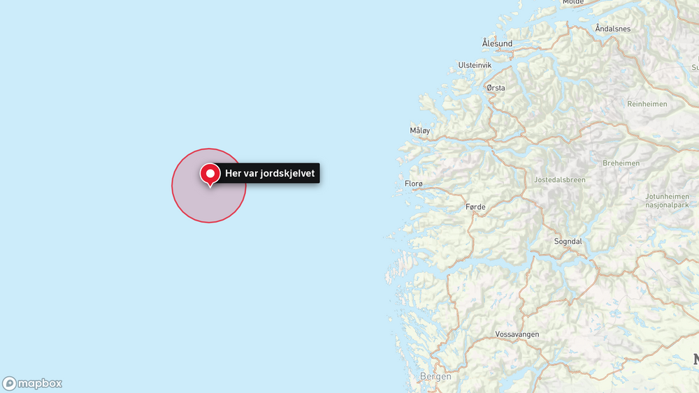 A strong earthquake shook the whole of western Norway - NRK western Norway