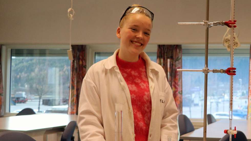 Eileen will go to the Norwegian final at the Chemistry Olympiad