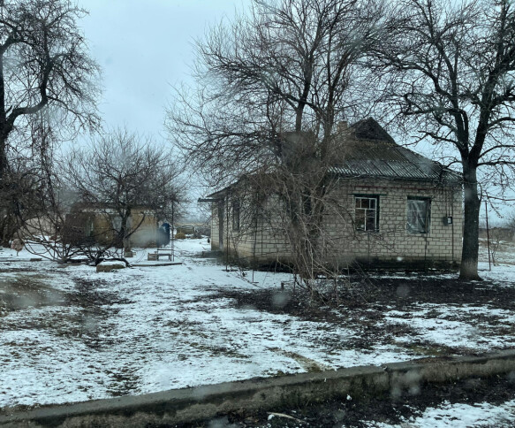 The Ukrainian village where we spent the night.