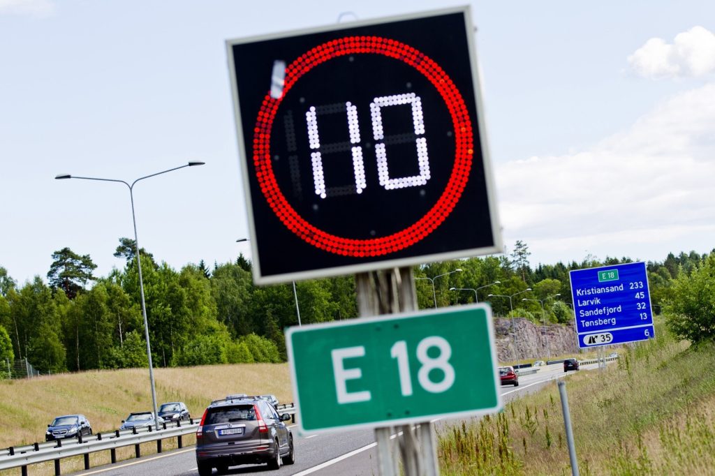 Norwegian Politics, Speed ​​Limit |  New highways have lower speed limits: