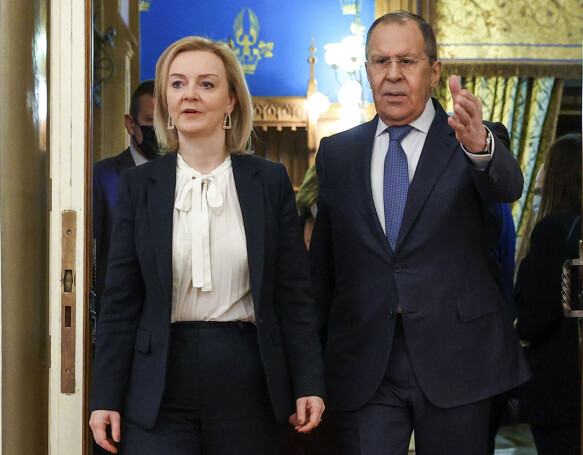 In Moscow: Liz Truss and Sergei Lavrov.  Two weeks before Russia's invasion of Ukraine, foreign ministers met in February.  Photo: Russian Ministry of Foreign Affairs / AB