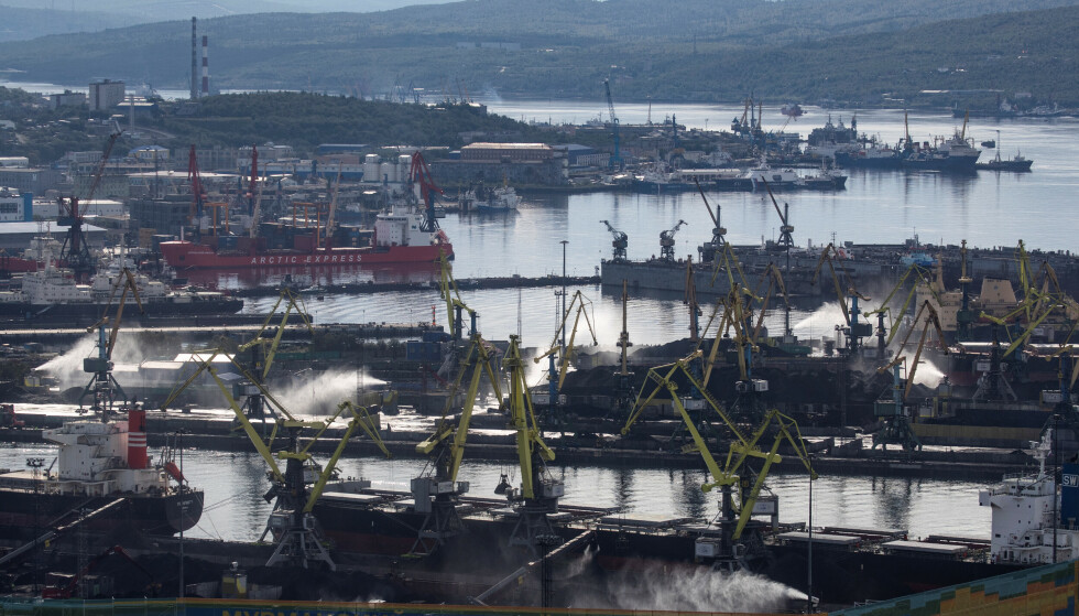 Murmansk: A photo of the port of Murmansk in 2019. Now Putin will want to modernize facilities in the northern Russian city.  Photo: Maxim Shemetov/Reuters/NTP