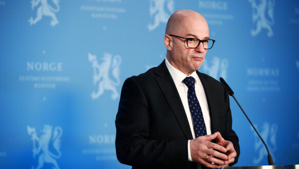 Sorry: Odd Roger Enoksen regrets that he had a close relationship with a young woman when he was Minister of State and the previous Red and Green government.  Photo: Javad Parsa / NTB
