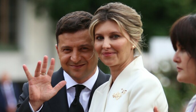 Family: Volodymyr Zelensky with his wife Olena Zelenska in 2021. Together they have two children.  Photo: Muhammad Javad Abjoshek / SOPA Images / Shutterstock