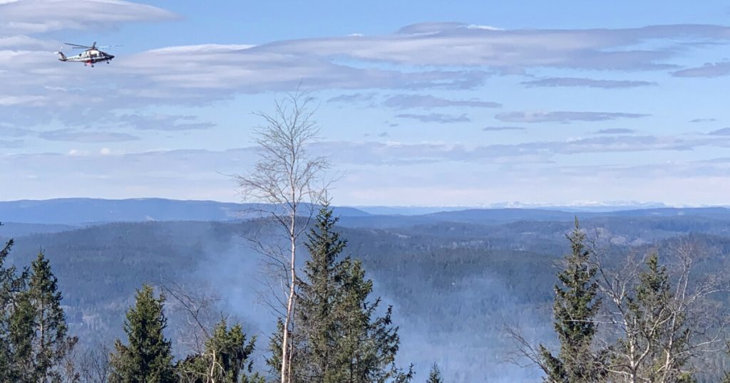 Wildfire in North Marga - Police: