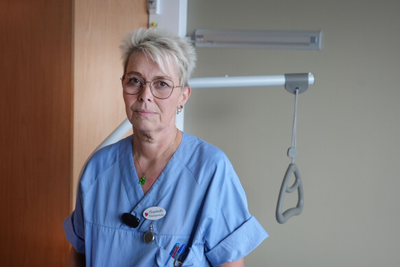 Sad: Elizabeth Walseth says higher salaries will ease nurse shortages.  Photo: Frank Lervik/TV2