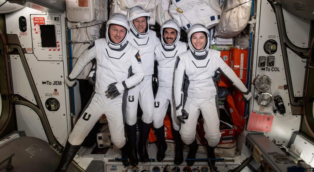 Astronauts return to Earth after six months on the International Space Station
