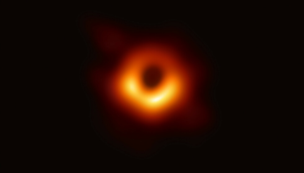 Black Hole: In 2019, the first actual image of a black hole space phenomenon was presented.  Photo: National Science Foundation