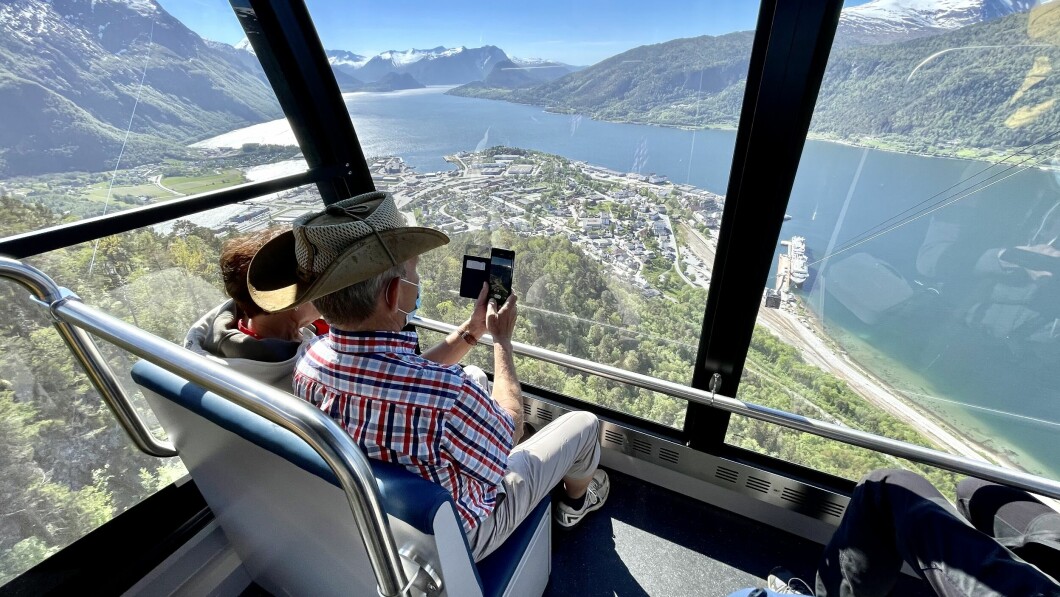 Overseas tourists: According to NHO Reiseliv, on average, one-third of Norwegian holidaymakers are from overseas.  Photo: Arne Rovic / TV2
