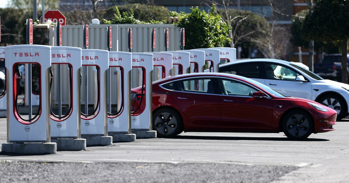 Tesla Supercharger: - Big plans: will let you see the cinema and have dinner while charging the car