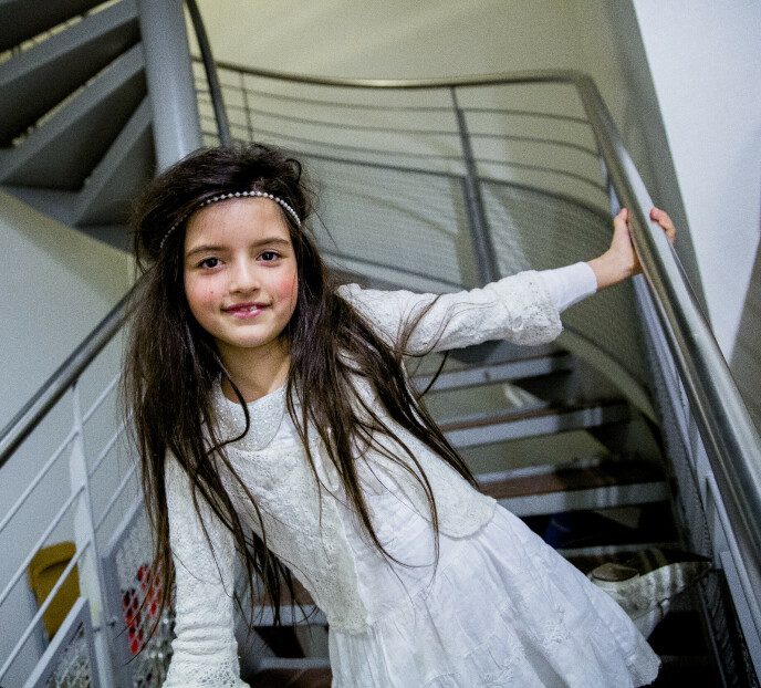 In Norway: Here Angelina Jordan is eight years old and ready for 