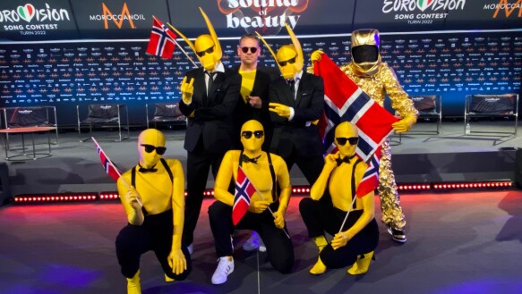 In place: Norway's contribution arrived in Italy on Saturday.  In the next few days, they will work intensively to convince Europe that they are this year's Eurovision winners.  Photo: Vetle Nielsen/NRK