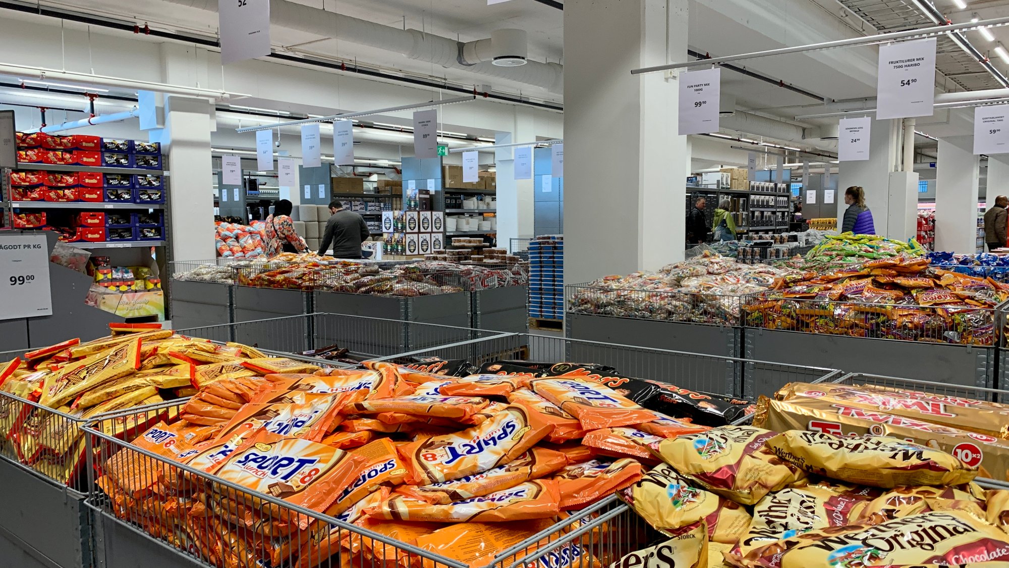 Consumer, Grocery |  Here, the cart is 1,300 NOK cheaper than a kiwi