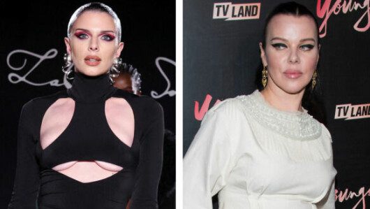 Not Different: Many have pointed out that Julia Fox (left) and Debbie Mazar are alike.  Photo: CAITLIN OCHS/Reuters CHARLES SYKES/AP