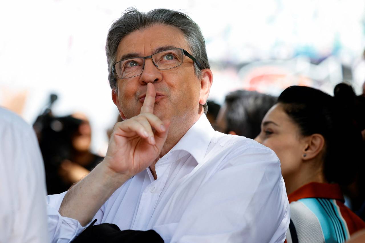 Jean Luc Melenchon is the leader of The Indomitable France, a far-left party. 