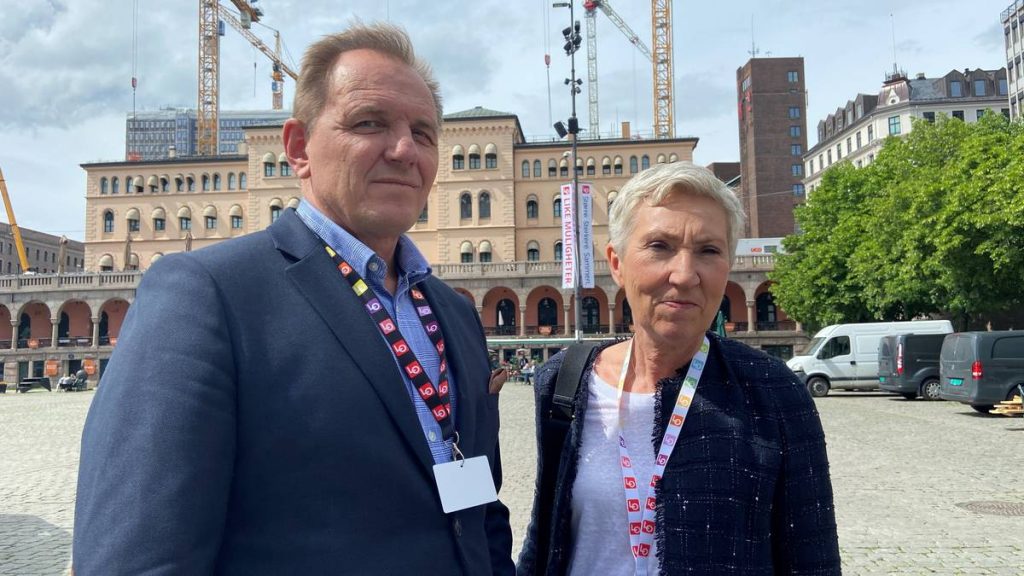 Peggy Hessen Følsvik og Yngve Carlsen i Norsk Flygeforbund