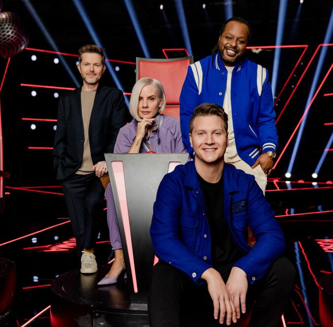 New cast: Matuma has been replaced by Bernhoft in 'The Voice'.  The rest of the mentors will also join next season.  Photo: Robert Dreier Holland / TV 2
