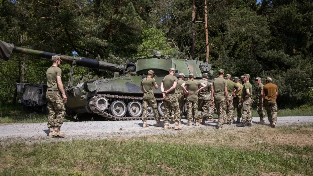 Norsklevert M109-artilleri i Ukraina