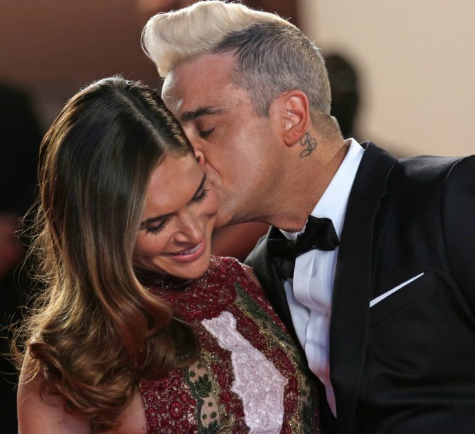 Happiness Discovered: In 2010, British artist Robbie Williams married American medium and actress Aida Field.  Here from the Cannes Film Festival in 2015. Photo: David Silpa/UPI/Shutterstock/NTB